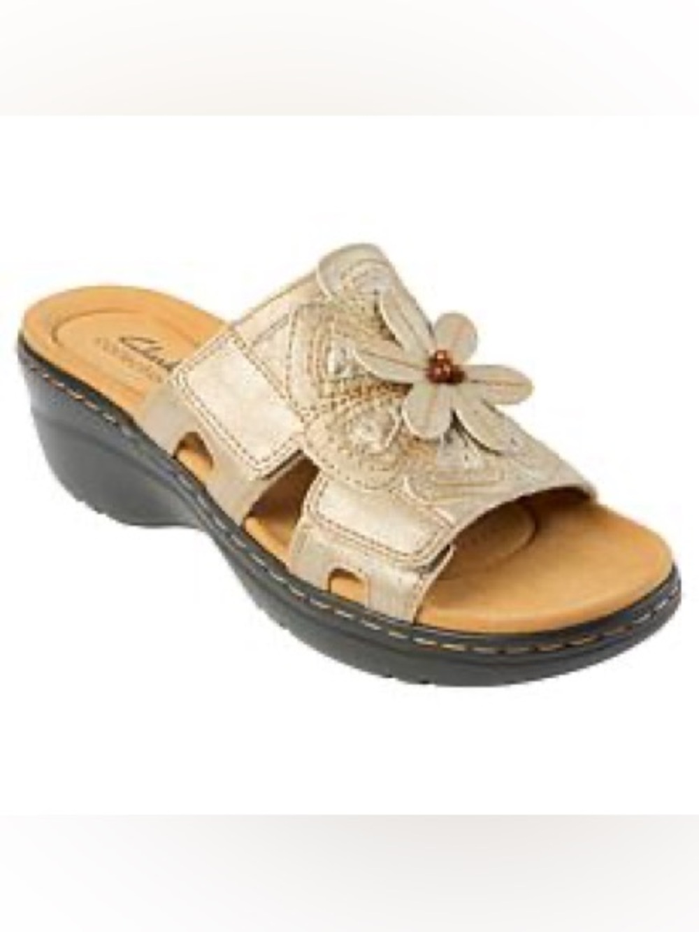 NWT larks Collection Merliah Belle Heritage Casual Leather Wedge Sandal